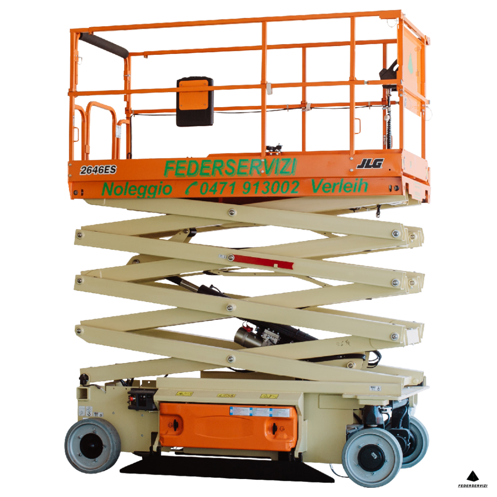 Elektronische, selbstfahrende vertikale Hebebühnen, Hybrid - Federservizi